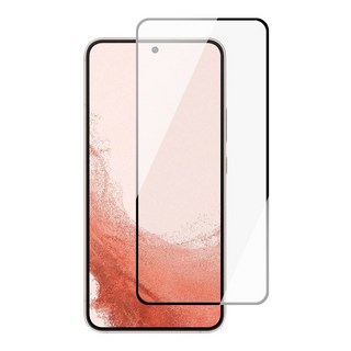 24H快速出貨 三星 S22 Plus 保護貼日本AGC全覆蓋玻璃黑框高清鋼化膜, 1入