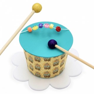 떨림이 보이는 작은 북-소리를 관찰하는 악기 만들기 (4인용) / 소리의전달원리 실험키트