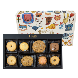 쿠키마스타 쿠키선물세트 쇼핑백 답례품 추석명절선물, 1세트, 쿠키세트