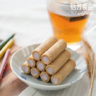 裕芳食品 芋香捲捲酥 酥脆口感 獨立包裝 台灣芋頭, 1個