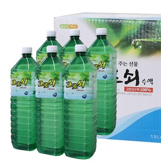 지리산 하동 구례 고로쇠 수액 100% (26년), 6개, 1.5L