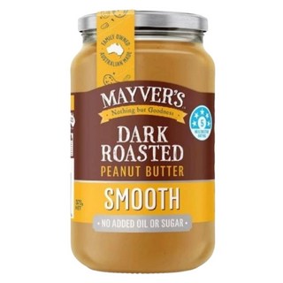 Mayver's 澳洲進口 酪烤花生醬 絲滑 口感 無添加糖 375公克, 375g, 1個