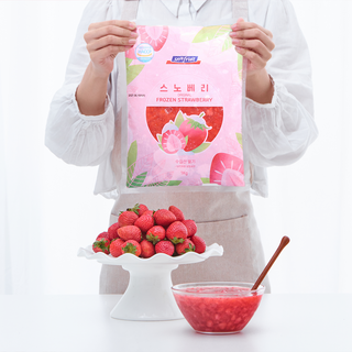 냉동 수제 딸기청 스노베리, 10세트, 1kg