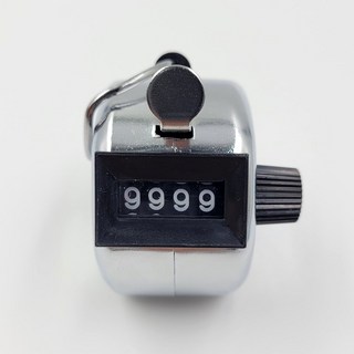 미니 수동 카운터기, Silver, 1개