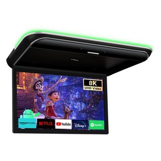 XTRONS 안드로이드 자동차 TV 루프 모니터 19.5 인치 8K 코어 2 + IPS 스크린 미러링 170 ° 각도 조절 가, 01 CHINA, 01 Eight Core, 1개