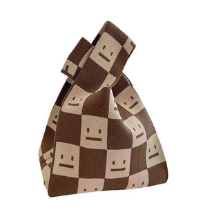 韓系ins針織手提包 女生包包 手拿包