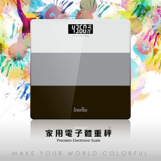 電子體重計體重秤 強化玻璃 180KG電子體重秤, 2626-黑（A28）, 1個