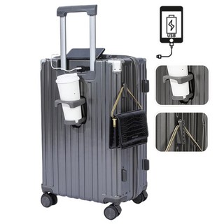 캐리어 20인치 22인치 24인치 기내용 대형 하드 여행용 감성 하드 캐리어 수납 주머니 대용량 패션 남녀 공용 흰색 블랙 회색 분홍색