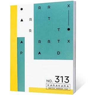 북 아트 책 꾸미기 재료 arrtx 스케치북 마커용지 도화지 7.1 x 5.1인치(180 x 130mm) 56장 연필 색연필 마커 등에 적합 채색 스케치 일러스트 일본 직배송, 180mm×130mm