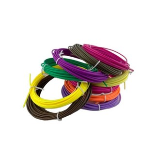 3D列印筆 3D筆 3D打印筆, PLA線材:5米5色=5捆(顏色隨機), PLA線材:5米5色=5捆(顏色隨機), 顏色隨機