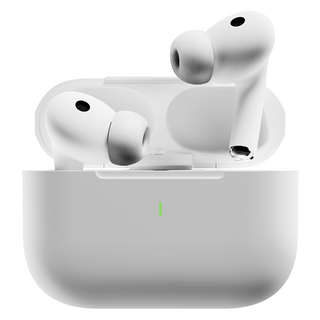 [100% 신제품] 2024 최신 Blaupungt ENC Bluetooth 5.3 노이즈 감소 무선 헤드폰 - 화이트, 흰색, PJ157-P