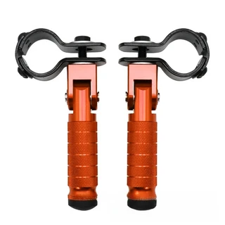 미니 자전거 부품용 자전거용 민호 블랙 CNC 접이식 오토바이 풋 페그 M8 리어 풋레스트 MSX125 설치 구멍