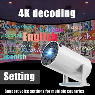 PYHO 스마트 프로젝터 4K 초고화질 가정용 휴대용 캠핑용, X8max-프로젝터