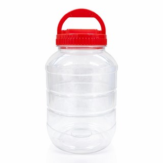 10L 원형 광구용기 대광구 매실통 과실주병 담금주병 투명 10리터 페트통, 1개