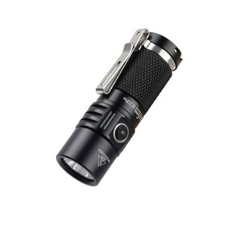 손전등 캠핑 랜턴 낚시 미니 후레쉬 Sofirn-SC21 프로 Anduril 1.0 16340 강력한 LED USB C 충전식 1100lm LH351D 90CRI, Black, 2700K, without battery, 1개