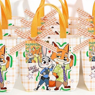 生日禮品袋卡通手提袋帆布包