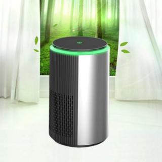공기 청정기 미세먼지 탁상용 미니 미니 공기 청정기 사무실 휴대용 저소음 제거기 화장실 차량용 헤파, 메탈