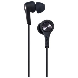 華碩 ASUS 3.5mm 入耳式耳機 耳道式 麥克風 線控 通話耳機, 黑色