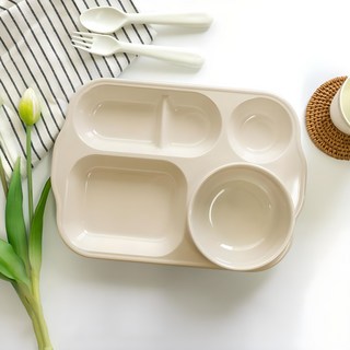 로야 805 유아식판 세트, 연베이지, 유아식판 + 키즈볼, 1세트