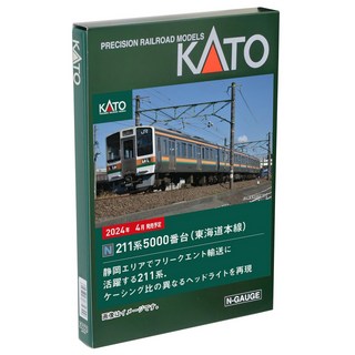 KATO N게이지 211계 5000번대 도카이도 본선 3량 세트 10-1861 철도 모형 전철, 1개