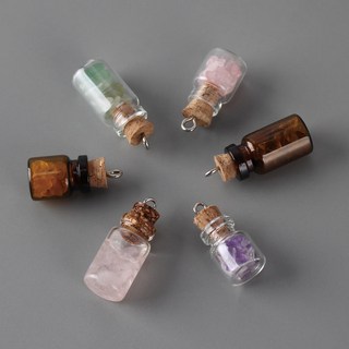 포포라운지 아로마 코르크 공병 오일 테라피 화장품 용기 케이스, 1ml, 1개, 투명, 1ml