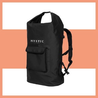 MYSTIC Drifter 25L 防水背包 - 荷蘭衝浪品牌後背包, 黑