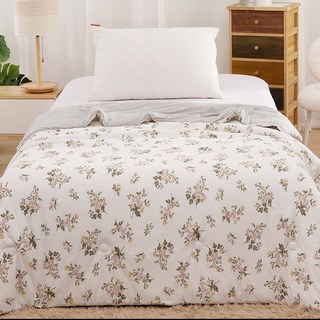 【安棲家居】極緻涼感紗膠原蛋白冰冰被(多款任選), 花開富貴(膠原蛋白)