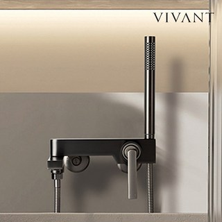 트랜드 비반트XA600(MS) 매트실버 욕조 샤워기수전, MG