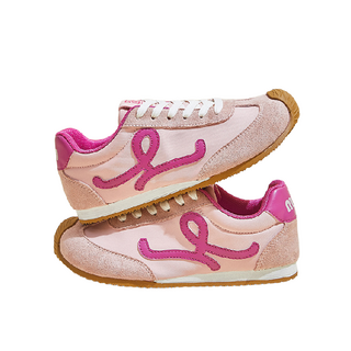 粉紅色德訓鞋女2025新款爆款夏季超火厚底阿甘鞋子輕便休閒運動鞋