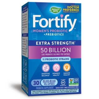 Nature's Way 然萃維 女性Fortify 500億益生菌素食膠囊, 30顆, 1罐
