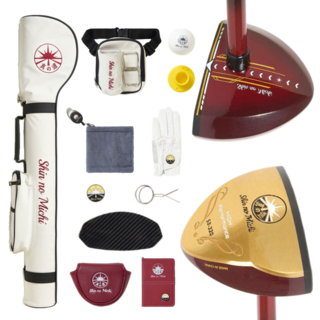 신노미치 파크골프채 입문용 풀세트 SB320 클래식톤 12종세트, SB320 세트 버건디