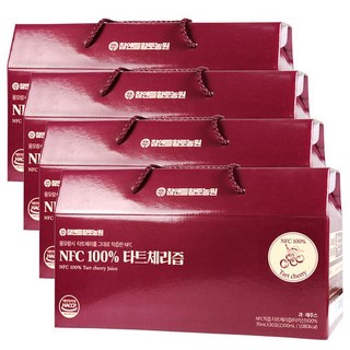 품절된 상품 (타임아웃), 착즙한 NFC 100% 타트체리 원액 주스 4박스 12, 4개, 2.1L