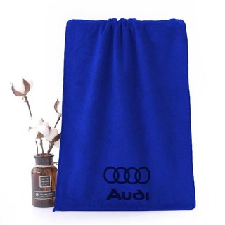 세차 타월 엠블럼 면 건조 천 부드럽고 깨끗한 천 아우디 A3 A4 B8 8P B9 8V B6 A5 B7 A1 A6 C6 Q3 Q5 C7 8, 04 Blue, 1개