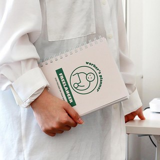 프리랜서 플래너 6개월 만년형 스케줄, 민트