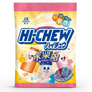 森永 嗨啾 水果多軟糖，多種水果口味，Q彈有嚼勁，獨立包裝方便攜帶, 90g, 1包