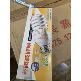 螺旋燈泡 T3細管螺旋燈 23w，節能省電，光線柔和，安裝方便，適用於多種燈具, 1個, 120V23W 2800K黃光, 2800K黃光