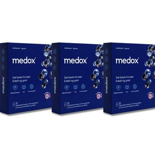 Isbjorn挪威北極熊保健專家 莓達斯藍莓花青素膠囊三盒, 1套, 90顆