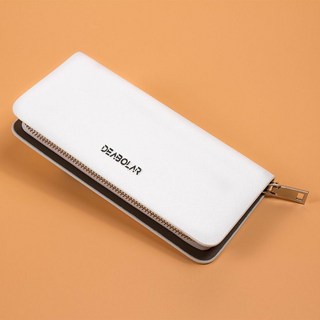 耐磨防刮手拿包 極簡質感 十字紋耐磨設計 大容量 多卡位設計 多功能商務手包 男生錢包, 白色