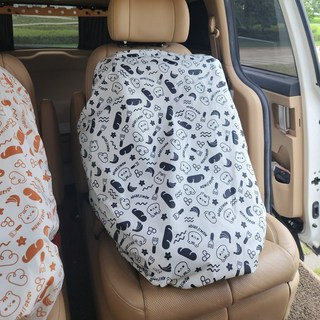 M4U 맘스포유 유아 카시트 유모차 먼지 덮개 생활방수, 보호커버-블랙, 1개