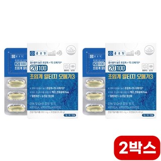 우미가 오네가 정제어유 오메가스리 솔루텍스 오메가3 오메기3 리 알티지 오미가 임신준비 임산부 오메가3, 30정, 2세트