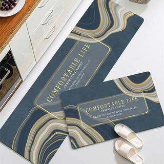 주방 부엌 롱매트 기름 물 흡수매트 미끄럼방지, I_45x90+45x180CM