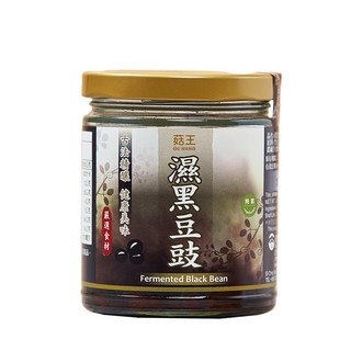 菇王 濕黑豆豉，傳統古法釀製，口感軟嫩濕潤，不添加人工色素及防腐劑，安心健康, 240g, 1個