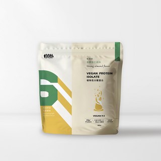 【GOAL SPORT】輕植飲 (豆漿紅茶/香醇杏仁) 500g 純素 減糖 完全蛋白 無乳糖 植物性蛋白推薦, 香醇杏仁, 1個