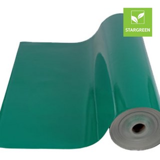 스타그린 민PVC 바닥보호매트 두께1.5mm 폭1.2m 길이 30m, 1개, 민PVC 녹색 1.2X30M