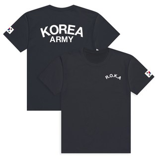 남성 여성 육군 ARMY ROKA 코튼 라운드 반팔 티셔츠 빅사이즈 S-12XL