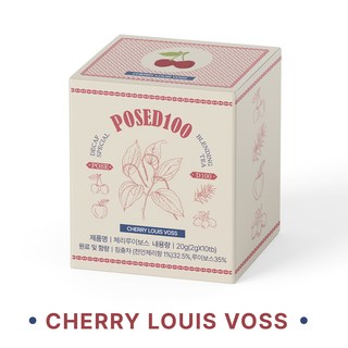 [블랙프라이데이] 포즈드백 디카페인 체리 루이보스 티, 1개, 2g, 10개입