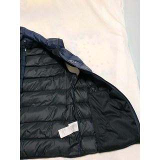 A&F Abercrombie & Fitch 男 羽絨 背心 深藍色 可收納 輕量 防寒 保暖 鴨絨