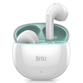브리츠 ENC 노이즈 제거 오픈형 무선 블루투스 이어폰, Joypods, 화이트