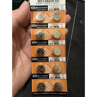 圓仔 AG13 LR44 1.5V 水銀電池 10顆優惠組, 1個