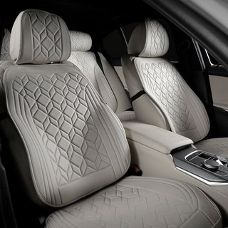 벤딕트 자동차 시트커버 앞좌석 풀세트, 샌드베이지, 1세트